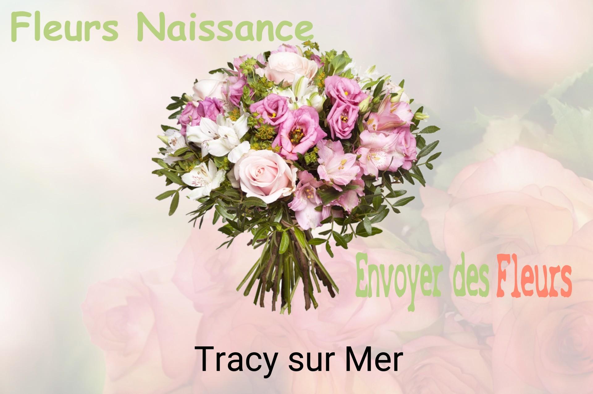 Bouquet de fleurs de naissance livré à Tracy-sur-Mer